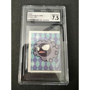 1998 Pokemon Merlin Series 1 #185 Gastly